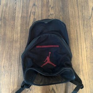 Jordan Black and Red Men's Backpack